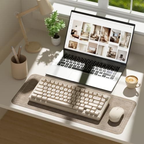 OHY XVX Creamy PBT Keycaps -Tofu Block Themed 132 Keys MDA Profile Doubleshot Keycap Set | Universal Compatibility for MX-Style Switches Mechanical Keyboards-Creamy White - Thumbnail 6