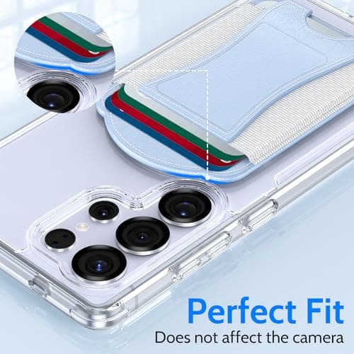 YWXTW 2026 Upgraded Magnetic Wallet for Samsung Galaxy S26/S25/S24 Series and iPhone 17/16/15/14/13/12 Models, 6 Cards Holder, Minimalist Slim Leather Magnet Wallet - Thumbnail 5