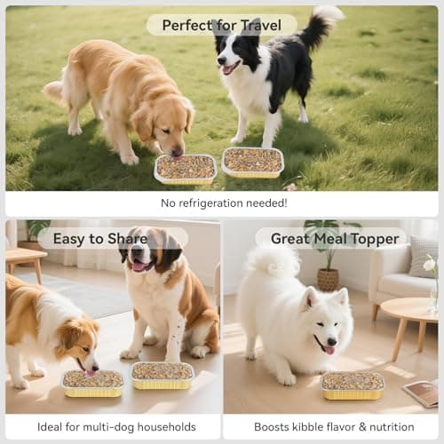 APL Freeze-Dried Dog Food, 1.4oz x 5 Pack | 77% Fresh Meat, 70% Chicken, 50% Crude Protein, Pumpkin & Superfood Recipe | Complete Meal for Travel, Mixing & Sharing - Thumbnail 4