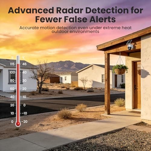 SOLIOM Security Cameras Wireless Outdoor,4K Ultra HD for Day and Night, No Subscription,Built in Radar,Solar Powered Cameras for Home Security, 360° Pan Tilt Auto Tracking,5G & 2.4G WiFi, 4-Cam Kit - Thumbnail 4
