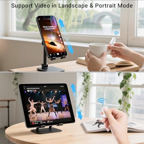 Scrolling Ring Remote for TikTok YouTube IG Shorts Video Landscape Portrait, Fingertip Wireless Scroller Page Turner Clicker for Kindle APP Compatible with iPhone iPad Android Phone Tablet (White) - Thumbnail 4