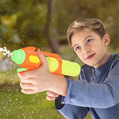 Fun-Here Water Guns 9 Inch 6 Packs for Kids Adults Multicolor Squirt Gun in Party Pool Bath Favors Indoor Outdoor Funy Summer Toy (Pack of 6) (9 Inch) - Thumbnail 6