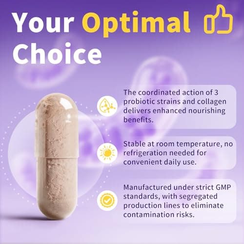 BBEEAAUU Probiotics for Women pH Balance with Lactobacillus & Prebiotics & Collagen & Cranberry Womens Probiotic, for Digestion* & Immunity*, Gluten Free, Shelf Stable 120 Capsules, 2 Pack - Thumbnail 5