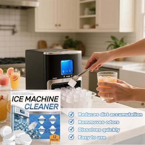 Ice Machine Cleaner and Descaler Tablets, 36 Clean Tablets Compatible with Frigidaire, Opal, GE Profile, Kitchenaid, Nickel Safe Scale Remover for Countertop, Nugget Ice Makers, Bulk 1 Year Supply - Thumbnail 4
