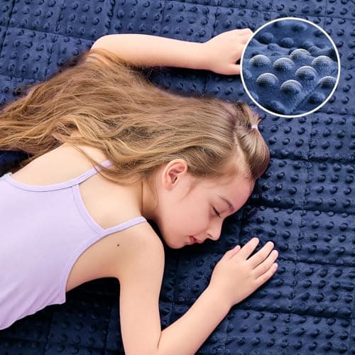 yescool Weighted Blanket Kids 5 Pounds, Kids Birthday Blanket Gifts for Boys Girls, Small Weighted Throw Blankets Washable Heavy Blankets, Winter Weighted Comforter for 5 6 7 8 9 Year Old, 36 * 48in - Thumbnail 4
