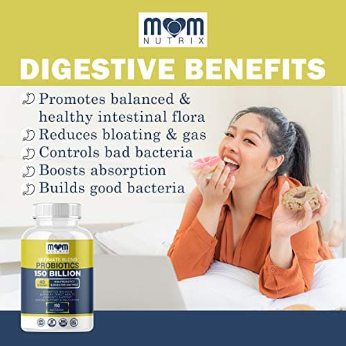 Probiotics 150 Billion CFU - 40 Strain Probiotics for Women, Men and Adults - Shelf Stable Probiotic with Organic Prebiotic - Acidophilus Probiotic - 150 Capsules - Made in USA - Thumbnail 3