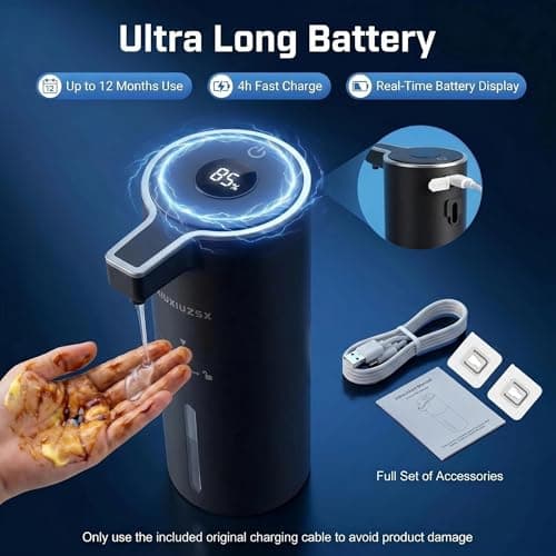 XIUXIUZSX Touchless Automatic Liquid Soap Dispenser - Thumbnail 6
