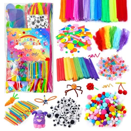 Itopstar Arts and Crafts Supplies Kit Craft Set for Kids-Art Supplies Kids Art Supplies for Preschool, Homeschool and Kindergarten DIY Crafting Projects - Image 1
