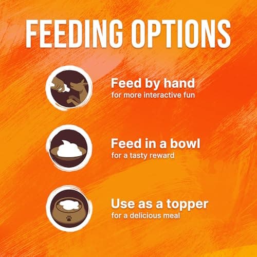 PETPHABET Lickable Squeeze Treats for Dogs, Creamy Puree Dog Food Meal Topper, Puppy Pouch Treats for Training and Enrichment, Healthy High Protein Variety Pack (11.2 oz / 8 Pack) - Thumbnail 5