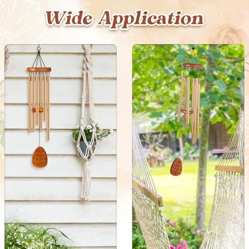 Christian Gifts for Women, Religious Inspirational Gifts for Men Women, Christian Wind Chimes Baptism, Birthday,Thanksgiving, Faith Based Gift for Pastor Friends Mom Boys Girl Sister - Thumbnail 3