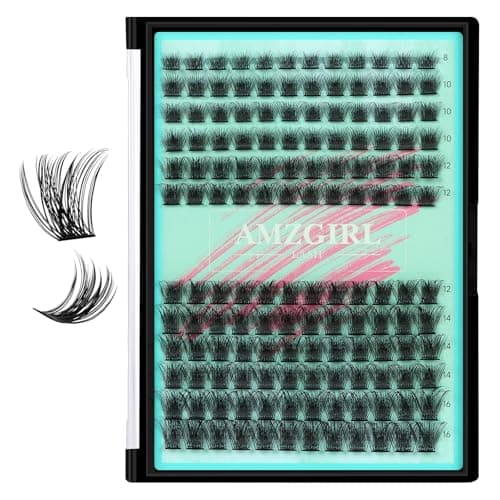 Lash Clusters 144Pcs Eyelash Extension Midnight Lashes Extensions Natural Cluster Lashes for Individual Eyelashes Extension by AMZGlRL(D-Mix8-16mm) - Image 1