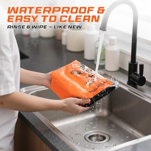 BBQ Blanket for Resting Meat – Leak-Proof Insulated Brisket Blanket, Washable Oxford Cloth Smoker Blanket for Turkey, Pork & Beef, Keeps Brisket Hot & Juicy, Gift for Dad, Husband & BBQ Lovers - Thumbnail 5