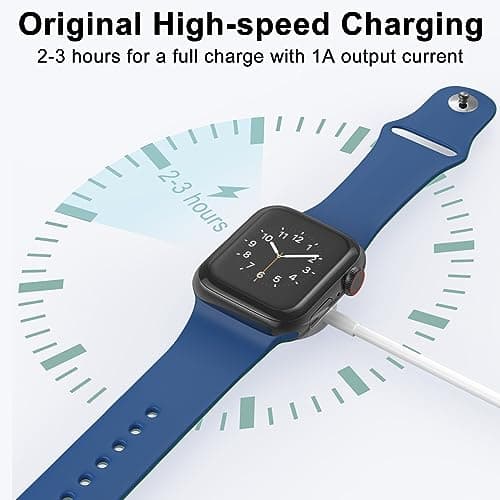 Amasuki 2Pack Upgraded for Apple Watch Charger USB Magnetic Wireless Fast iWatch Charger Portable Compatible with iWatch Ultra/Series 11/10/9/8/7/6/SE/SE2/5/4/3/2/1-[3.3FT] - Thumbnail 6