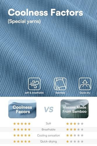 GOOTUCH Men's Breathable Cool Underwear, Moisture Wicking Odor Control Boxer Briefs, Seamless Thin Waistband & Quick Dry (2 Grey Blue, 2 Green,Small) - Thumbnail 4