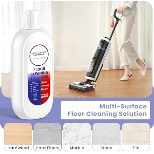 SAWENO Floor Cleaning Solution Compatible With Tineco/Roborock, Deep Cleans of Multiple Hard Floors for All Mopping Robot Vacuums and Cordless Wet Dry Vacuum Mop, Lavender Scent (2 Bottle / 35.2 OZ) - Thumbnail 5