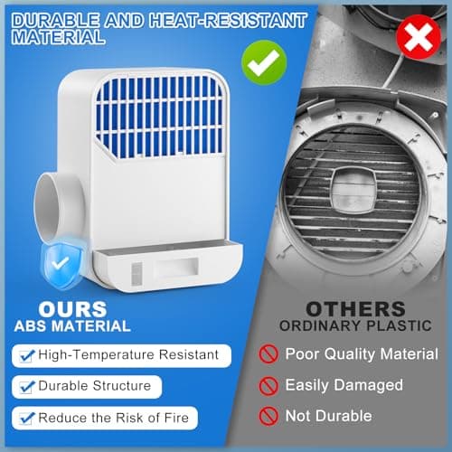 3-in-1 Indoor Dryer Vent Kit with 8-Layer Filter & 10FT Hose – Lint Trap Box with Water Drawer System, Easy Install for Electric Dryers, Improves Air Quality - Thumbnail 3