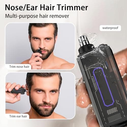 IMPORX Nose Hair Trimmer for Men and Women Rechargeable Professional Hair Removal Portable Travel Trimmer Stocking Stuffers for Men Gifts Idea Waterproof for Washable (1 Pack) - Thumbnail 2