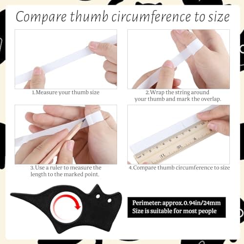 4 Pcs Cat Book Page Holder Set, 2 Pcs Thumb Book Page Holder, 2 Pcs Zinc Alloy Cat Book Marker, Mothers Day Gifts, Book Accessories for Reading Lovers, First Mothers Day Gift for New Mom - Thumbnail 3