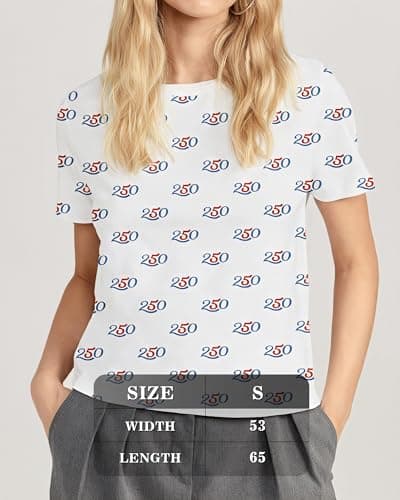 ReefSea 250th Anniversary T-Shirt Patriotic USA Flag Freedom Tee, World Soccer Cup Jersey Independence Lightweight T2503 - Thumbnail 2