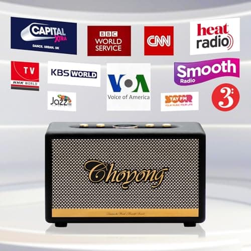 CHOYONG Maestro C2 WiFi Speaker Wireless Bluetooth Smart Speaker,Three-Way Speaker System,Internet Radio Global Station,Record Player Compatible with RCA Input,Choyoung C2 - Thumbnail 6