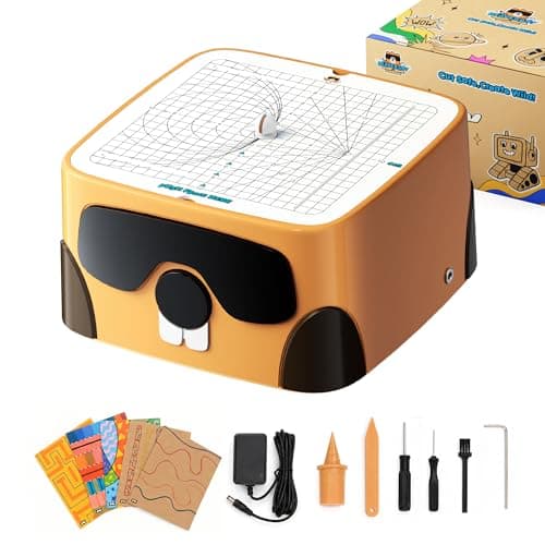Beaverbot Cardboard Cutter for Kids – Safe Bladeless DIY Construction Kit for Children Ages 3+, Educational STEM & STEAM Craft Tool for Boys & Girls, Creative Upcycled Hands-On Learning Project Set - Image 1