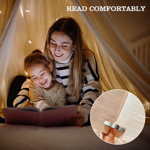 Thumb Book Page Holder Christmas Gifts for Book Lovers, Ultralight Metal Book Reading Holders Accessories with 5 Assorted Size Silicone Rings for Keep Book Open Women Reader Bookish Teachers - Thumbnail 5