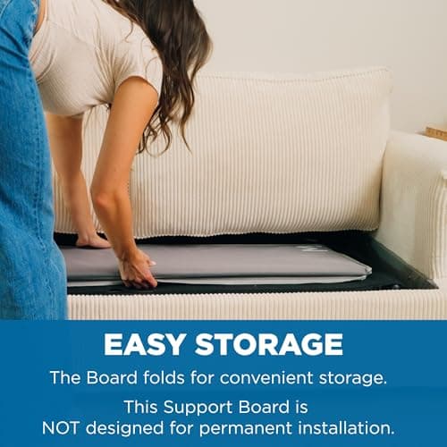 Meliusly Heavy Duty Sleeper Sofa Support Board (36x48 - Twin Size) Reinforced Wood Sofa Bed Support, Pull Out Couch Mattress Board, Sleeper Bar Shield, SleeperSaver - Thumbnail 6