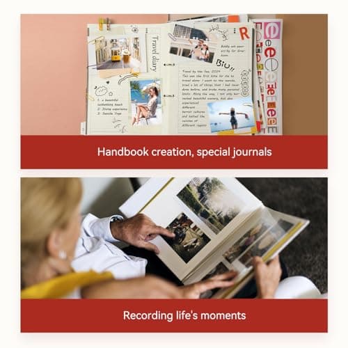 HPRT MT53 Mini Photo Printer with 50 Sheets Adhesive Paper, 2x3 Instant Portable Color Printer, Compatible with iOS & Android, Bluetooth Small Printer for Smartphones & iPhone - Thumbnail 5