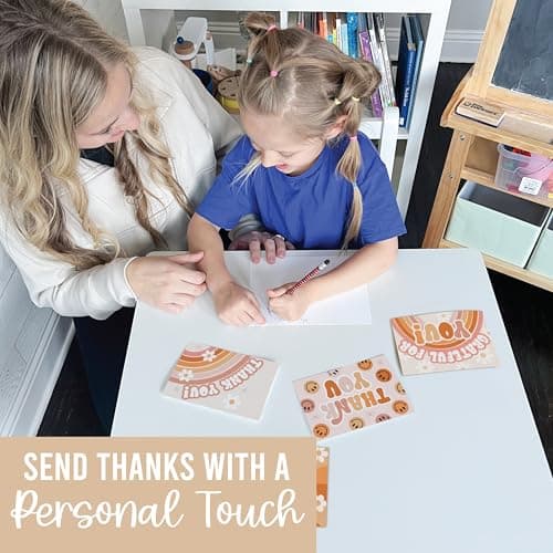 Hadley Designs 54 Bulk Thank You Cards with Envelopes - Thank You Cards for Kids & Adults, Appreciation Card for Birthdays, Baby Shower, Teacher, Small Business, Party Guests, Coworkers & Holidays - Thumbnail 6