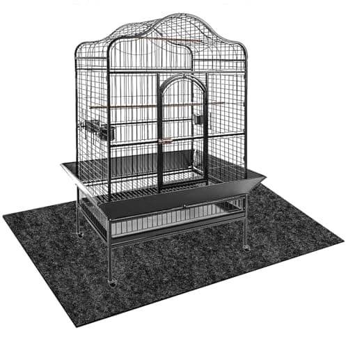 BETAGT Large Bird Cage Floor Mat, 36x48 Inch Waterproof Under Pet Cage Liner Mat for Kennel Training, Reptile Aquariums, Non-Slip Felt Mat to Protect Floors - Image 1