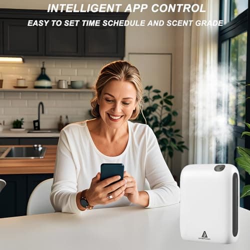 Smart Scent Air Machine for Home, 1500 Sq.Ft Coverage Hotel Collection Diffuser with Cold-air Diffusion Tech，Bluetooth Waterless Diffusers with APP Control for for Home Office Spa Large Room - Thumbnail 4