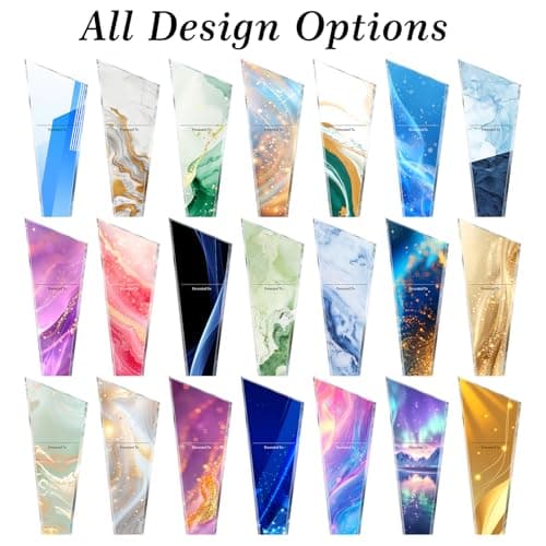 Custom Crystal Trophy Award, Personalized Trophy with Photo Text Logo, Award Trophy for Employee, Graduation Gifts, Employee of the Month, Teacher Appreciation Gifts, 1st Place Trophy (Style2) - Thumbnail 2