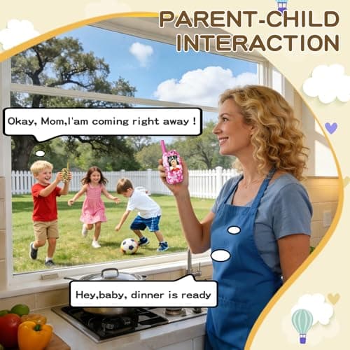 Video Walkie Talkies for Kids with Camera, Rechargeable Walkie Talkies 2 Pack for Ages 3-12, HD Video Intercom with Screen & Voice Changer, Indoor Outdoor Communication for Boys Girls (Desert Camo) - Thumbnail 4