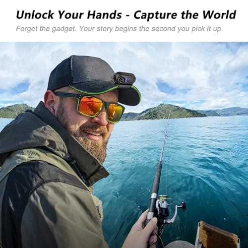 SixBondsCam 4K Mini Body Camera 128GB – Thumb Size Wearable Action Cam, Hands-Free POV Recording, Portable Body Worn Camera for Travel, Cycling, Sports, Pets, Outdoor Adventures - Thumbnail 5