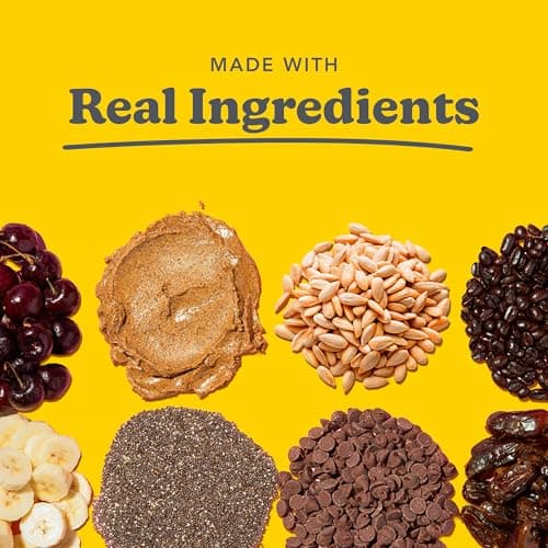 Love + Chew Mini Vegan Cookies, Gluten Free, 4g Plant Based Protein Per Cookie, Healthy Snacks for Adults or Kids, Refined Sugar Free, Individually Wrapped, Sunflower Seed Based Banana Bread, 18 Pack - Thumbnail 6