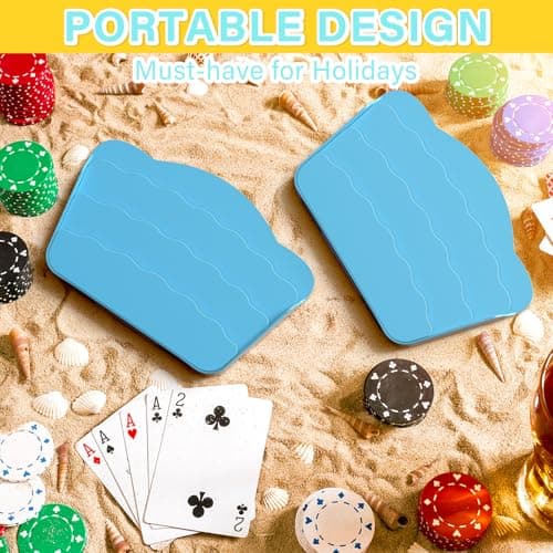 Tenyond Card Holders for Playing Cards - 4 Pack Playing Card Holder w/Foldable Stand for Stocking Stuffers, Travel Games, Seniors, Little Hand or Arthritis Hand, UNO, Poker, for Holidays Game Night - Thumbnail 5