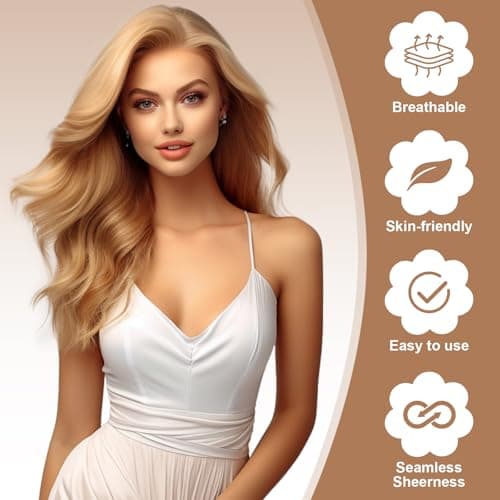 NAYODEUS 100 Pcs Pasties Nipple Covers for Women - Disposable Nipple Pasties Friendly Breathable No-Show Nipple Stickers Nipple Tape. - Thumbnail 5