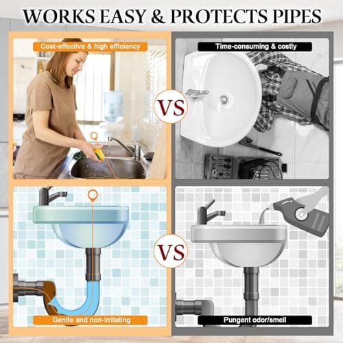 3pcs 50 Inch Drain Snake Hair Clog Remover Tool, Anti-Break Metal with Nylon Coating Sink Snake, for Bathroom Sink, Tub, Shower, Pipe Drain - Thumbnail 5