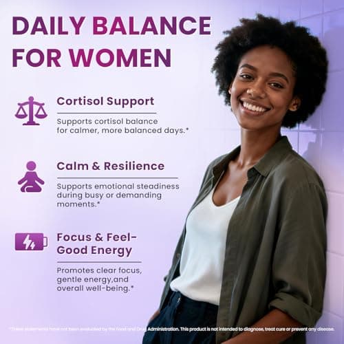 Cortisol Supplements for Women, Cortisol Reducer Manager Detox with KSM-66® Ashwagandha, Kava, Lemon Balm & Vitamin C B5 B6, Lower Cortisol, Hormone Harmony Liquid Drops, 2 FL.OZ, Blueberry Flavor - Thumbnail 6
