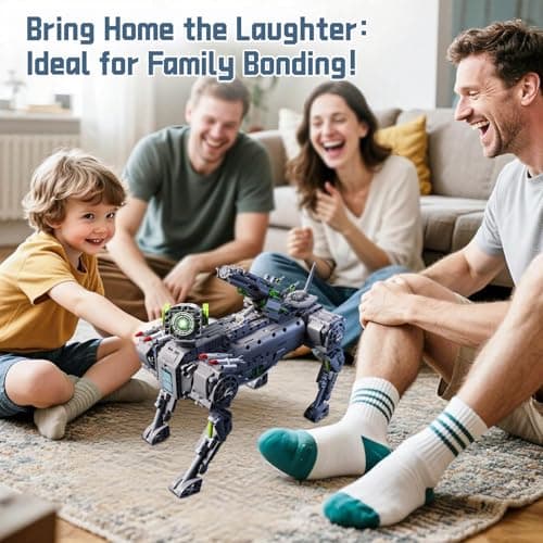 GEVINST Robot Robotic Dog Building Set for Boys Ages 8-12, 1609 Pieces STEM Animal Toys Model Building Kit, Gift for Adults Kids Teens Ages 8-14 (Static) - Thumbnail 5