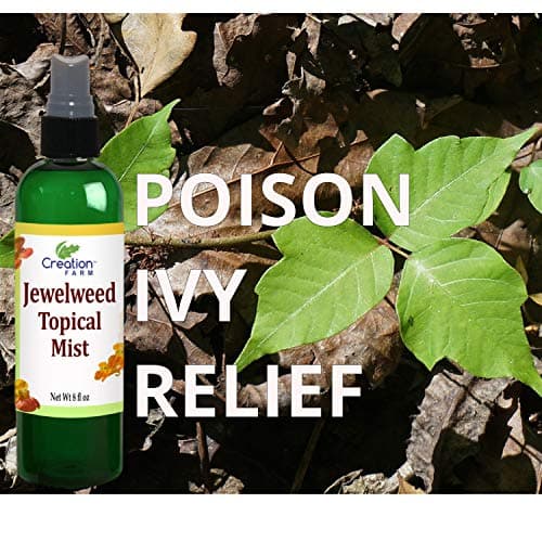 Creation Pharm Jewelweed Spray - Itchy Skin Relief Remedy for Poison Ivy Oak Large 8 OZ Size Use for Skin Allergy,Rash - All Natural Botanical Base of Plant Extracts - Thumbnail 2