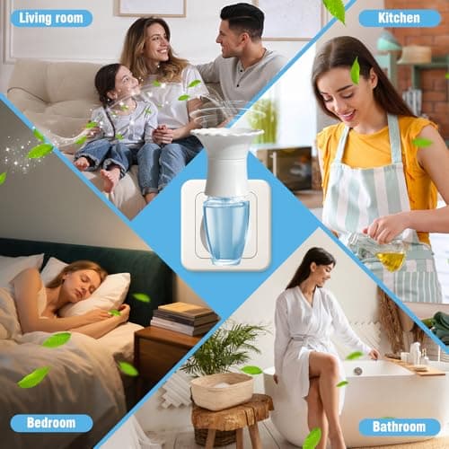 LASENTEUR Wall Fragrance Plug in, 2-Pack Rotatable WallFlower Plug, Compatible with Bath & Body Works WallFlower Fragrance Refills, ETL Certified Fragrance Diffuser Plug for Home, Bedroom & Office - Thumbnail 3
