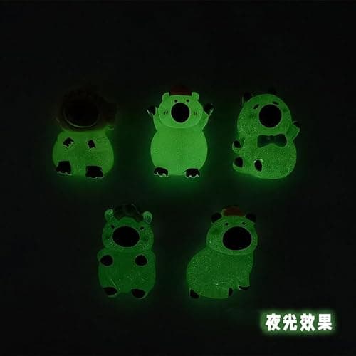 Yanruyu Easter plastic eggs and glowing pufferfish （15pcs ）, (capybara+painted eggshell) - Thumbnail 3