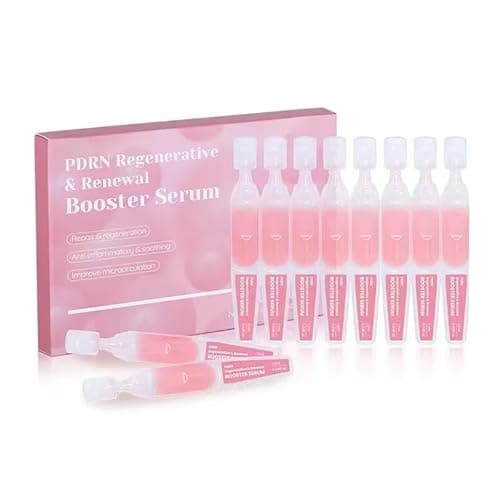 Salmon DNA Serum, PDRN Serum Ampoule for Face, Recombinant Collagen, Hyaluronic Acid, Skin Care For Deep Hydration, Moisturizing, Anti Aging, Firming & Uneven Skin Tone, 0.04 Fl.Oz x 10e - Image 1