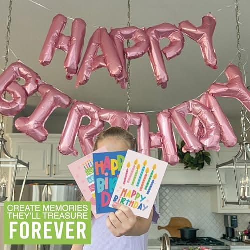 Hadley Designs Happy Birthday Cards Bulk with Envelopes - 54 Assorted Birthday Cards for Kids & Adults, Bulk Greeting Card Pack for Office, Generic Bday Notecards with Envelopes, Designed in USA - Thumbnail 5
