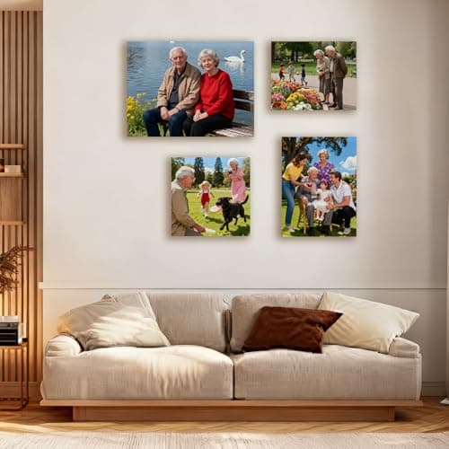 HHTCMM Custom Canvas Prints with Your Photos for Pet, Canvas Pictures for Framed Wall Art for your Pets Baby Family (11“Lx14”W) - Thumbnail 4