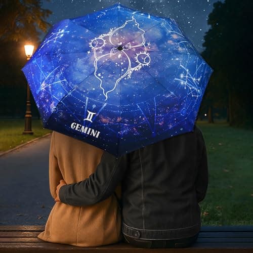 ECOBRELLA Compact Travel Umbrella- Automatic Open and Close Umbrellas Windproof And Waterproof - Ideal Gift for Travel - Thumbnail 2