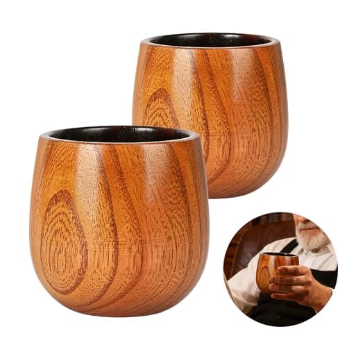 Charred Wooden Bourbon Drinking Glass - Artisan Oak Whiskey Tumbler with Gift Tube, Unique Wooden Whiskey Glass for Men, Bourbon Gifts for Men, Whiskey Glass for Dad Husband Birthday - Image 1