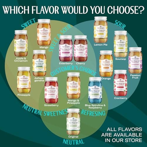 TrueSeaMoss Sea Moss Gel – Made in USA – Wildcrafted Seamoss, Fruits & Jarred Vegetables – Blue Spirulina, Pack of 1 (Labels May Vary) - Thumbnail 6