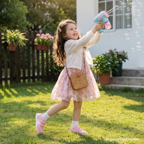 STQ KIDS Toddler Wide Toe Box Shoes Girls Barefoot Sneakers Kids Tennis First Walking Zero Drop Daily Wear School Outdoor Activities Breathable Comfort Water Pink Toddler Size 9 - Thumbnail 2